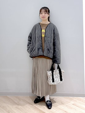 「アイテム（スウェット）」を使った、ぽんちゃんさん（レディース・152cm・20代）の秋コーディネート