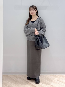 「GLOBAL WORK（グローバルワーク）のアイテム（タンクトップ）」を使った、ぽんちゃんさん（レディース・152cm）の秋コーディネート