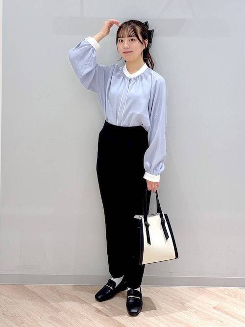 セール】キレイつづくパイピングブラウス/579496（シャツ/ブラウス
