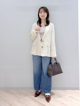 ぽんちゃんさん（レディース・152cm）の春コーディネート