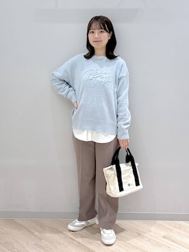 「GLOBAL WORK（グローバルワーク）のアイテム（スニーカー）」を使った、ぽんちゃんさん（レディース・152cm）の秋コーディネート