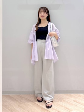 ぽんちゃんさん（レディース・152cm）の夏コーディネート