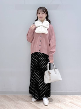 「アイテム（ネックウォーマー/スヌード）」を使った、ぽんちゃんさん（レディース・152cm）の秋コーディネート