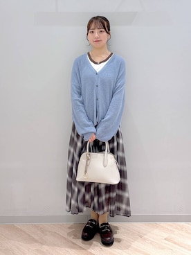 「GLOBAL WORK（グローバルワーク）のアイテム」を使った、ぽんちゃんさん（レディース・152cm）の秋コーディネート