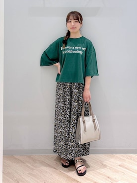 「アイテム（シューズ）」を使った、ぽんちゃんさん（レディース・152cm・20代）の夏コーディネート