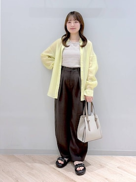 ぽんちゃんさん（レディース・152cm）の春コーディネート