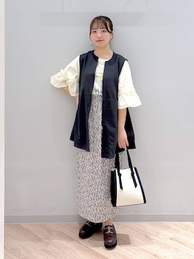 「GLOBAL WORK（グローバルワーク）のアイテム」を使った、ぽんちゃんさん（レディース・152cm）の秋コーディネート