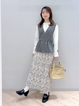 ぽんちゃんさん（レディース・152cm）の春コーディネート