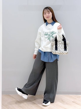 ぽんちゃんさん（レディース・152cm）の春コーディネート