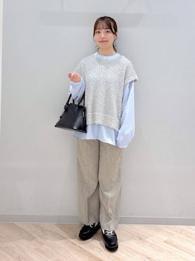 「アイテム（ローファー）」を使った、ぽんちゃんさん（レディース・152cm・20代）の夏コーディネート