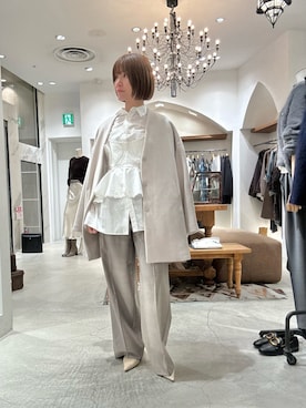 「Drawing Numbers（ドローイング ナンバーズ）のアイテム」を使った、hosoyaさん（レディース・160cm）の冬コーディネート