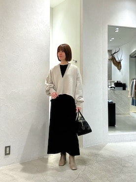 hosoyaさん（レディース・160cm）の冬コーディネート