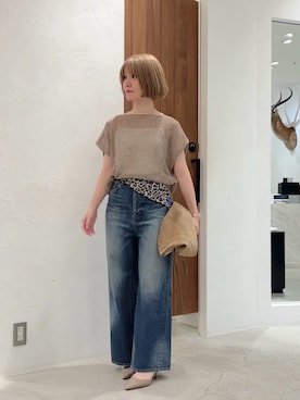 「marco masi（マルコマージ）のアイテム」を使った、hosoyaさん（レディース・160cm）の夏コーディネート