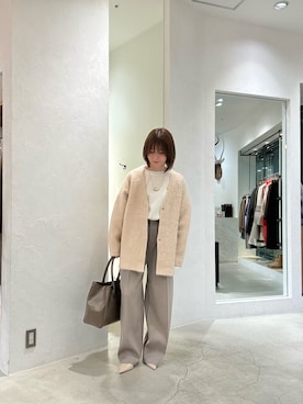 「アイテム（パンプス）」を使った、hosoyaさん（レディース・160cm）の秋コーディネート