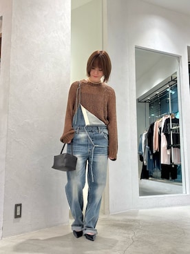 「アイテム（つなぎ/オールインワン）」を使った、hosoyaさん（レディース・160cm・30代）の夏コーディネート