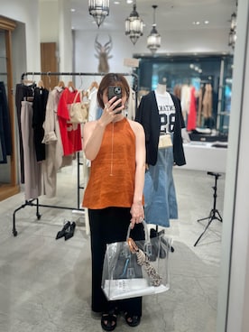 「スリット」｜hosoyaさん（レディース・160cm）の夏コーディネート
