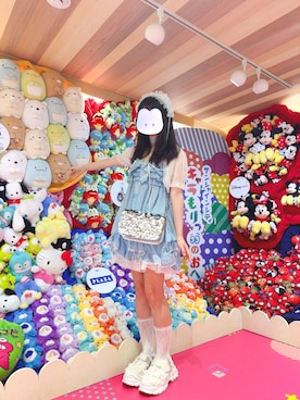 「TOKYO BOPPER（TOKYO BOPPER）のアイテム」を使った、mikiiiさん（レディース・160cm）の秋コーディネート