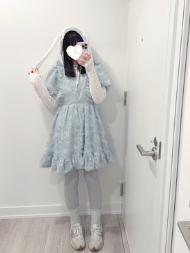 「アイテム（ワンピース）」を使った、mikiiiさん（レディース・160cm）の秋コーディネート