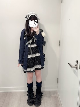 「アイテム（チュニック）」を使った、mikiiiさん（レディース・160cm）の秋コーディネート