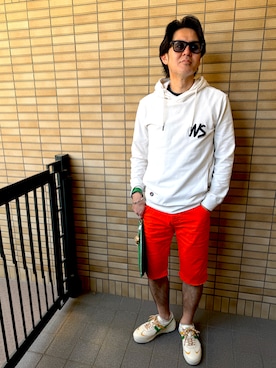 「Ray-Ban（レイバン）のアイテム」を使った、fumix230さん（メンズ・169cm）の春コーディネート