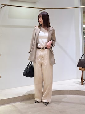 「THE PAUSE（ザ ポーズ）のアイテム（アクセサリー）」を使った、Sasakiさん（レディース・166cm）の春コーディネート