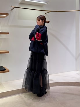 「UMBRO（アンブロ）のアイテム」を使った、Sasakiさん（レディース・166cm）の冬コーディネート