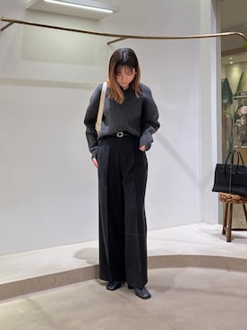 「Drawing Numbers（ドローイング ナンバーズ）のアイテム」を使った、Sasakiさん（レディース・166cm）の冬コーディネート