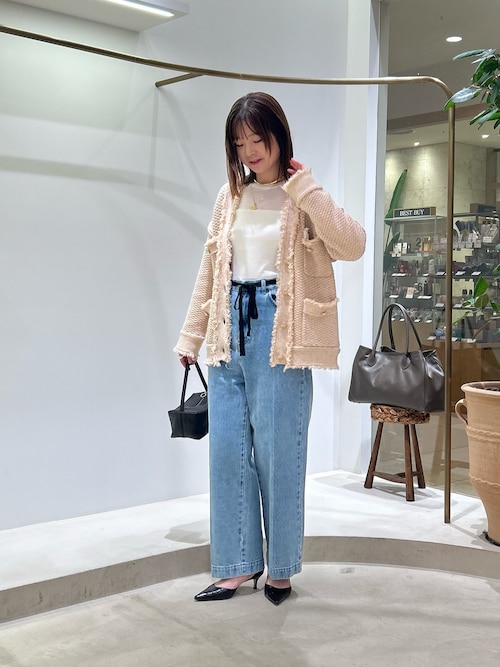 ウィムガゼット　センタープレスデニムパンツ 38 Whim Gazette ジーンズ デニム デニムパンツ センタープレス