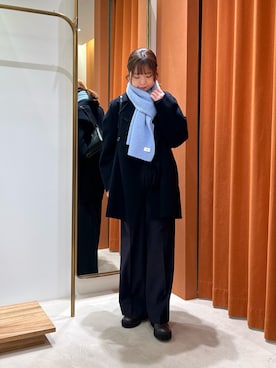 「アイテム（チョーカー）」を使った、Sasakiさん（レディース・166cm）の秋コーディネート