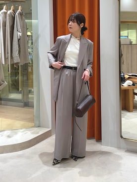 「THE PAUSE（ザ ポーズ）のアイテム（バッグ）」を使った、Sasakiさん（レディース・166cm）の春コーディネート