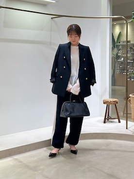 「アイテム（チョーカー）」を使った、佐々木ななさん（レディース・166cm）の夏コーディネート