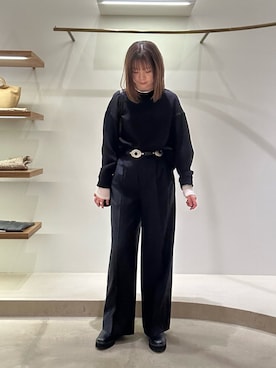 「アイテム（アクセサリー）」を使った、Sasakiさん（レディース・166cm）の秋コーディネート