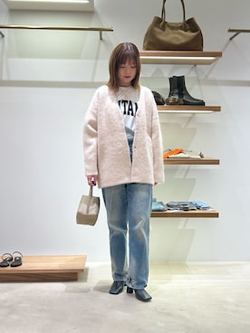 「アイテム（アクセサリー）」を使った、Sasakiさん（レディース・166cm）の秋コーディネート