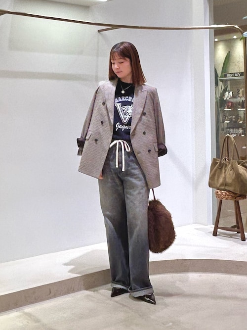 ロゴフロッキー裏毛プルオーバー（スウェット）｜Whim Gazette（ウィム