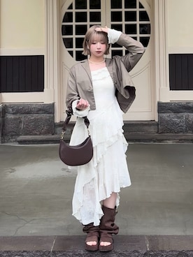 みおさん（レディース・159cm）の秋コーディネート
