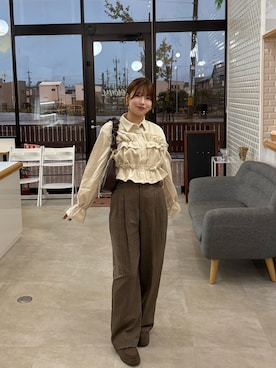 みおさん（レディース・159cm）の秋コーディネート