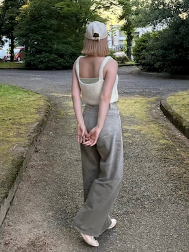 「NEUNA（ヌナ）のアイテム」を使った、みおさん（レディース・159cm）の夏コーディネート