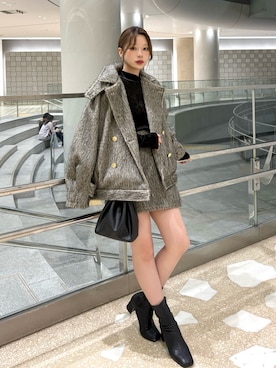 「GRL（グレイル）のアイテム（トップス）」を使った、みおさん（レディース・159cm）の秋コーディネート