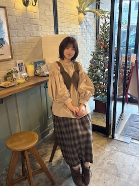 「アイテム（その他トップス）」を使った、みおさん（レディース・159cm）の冬コーディネート