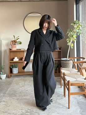 「アイテム（テーラードジャケット）」を使った、みおさん（レディース・159cm・20代）の秋コーディネート