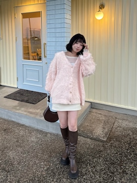 「MURUA（ムルーア）のアイテム」を使った、みおさん（レディース・159cm）の冬コーディネート