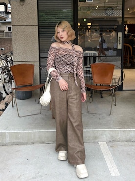みおさん（レディース・159cm）の夏コーディネート
