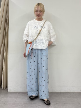 「CIAOPANIC TYPY（チャオパニックティピー）のアイテム（その他アウター）」を使った、shihoさん（レディース・161cm）の春コーディネート