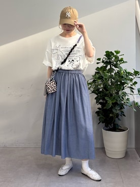 「GEVACO（ゲバコ）のアイテム」を使った、shihoさん（レディース・161cm）の春コーディネート