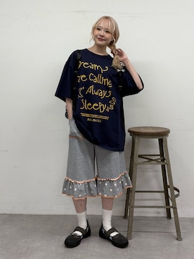 「HELLO.SANFRANCISCO（ハローサンフランシスコ）のアイテム」を使った、shihoさん（レディース・161cm）の夏コーディネート