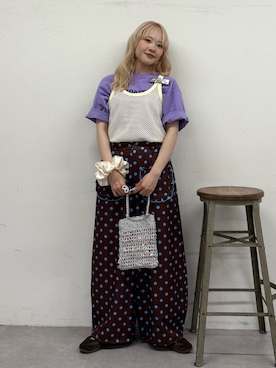 「HELLO.SANFRANCISCO（ハローサンフランシスコ）のアイテム」を使った、shihoさん（レディース・161cm）の夏コーディネート