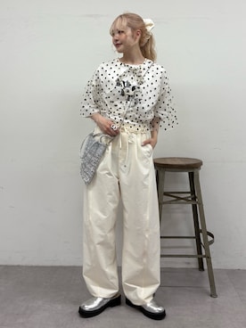 「HELLO.SANFRANCISCO（ハローサンフランシスコ）のアイテム」を使った、shihoさん（レディース・161cm）の夏コーディネート