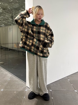 「CIAOPANIC TYPY（チャオパニックティピー）のアイテム（ブルゾン）」を使った、shihoさん（レディース・161cm）の秋コーディネート