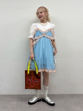 「HELLO.SANFRANCISCO（ハローサンフランシスコ）のアイテム」を使った、shihoさん（レディース・161cm）の夏コーディネート