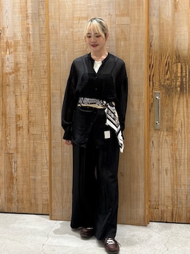 「アイテム（オールインワン・サロペット）」を使った、shihoさん（レディース・161cm）の夏コーディネート